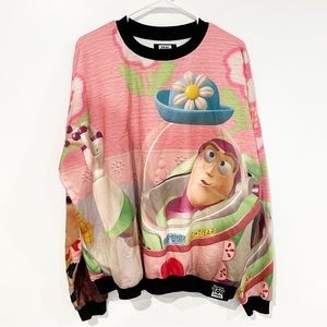 Disney Toy Story Buzz Lightyear & Woody Mrs. Nesbitt Sublimation Sweatshirt